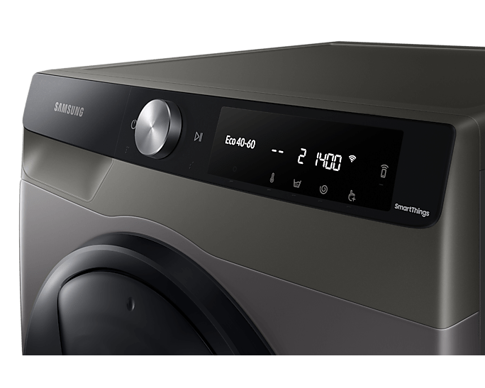 Samsung 9/6 KG WD90T554DBN/NQ Front Load Washer Dryer: A versatile and efficient front-loading washer dryer combo designed to simplify laundry tasks.