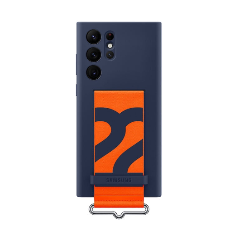 Galaxy S22 Ultra Silicone Cover with Strap